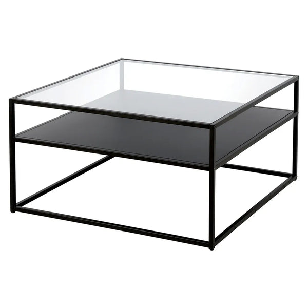 Mesa de centro 80 Metal Glass 2 niveles