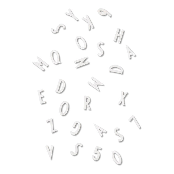 Letras para tableros pequeños - Blanco