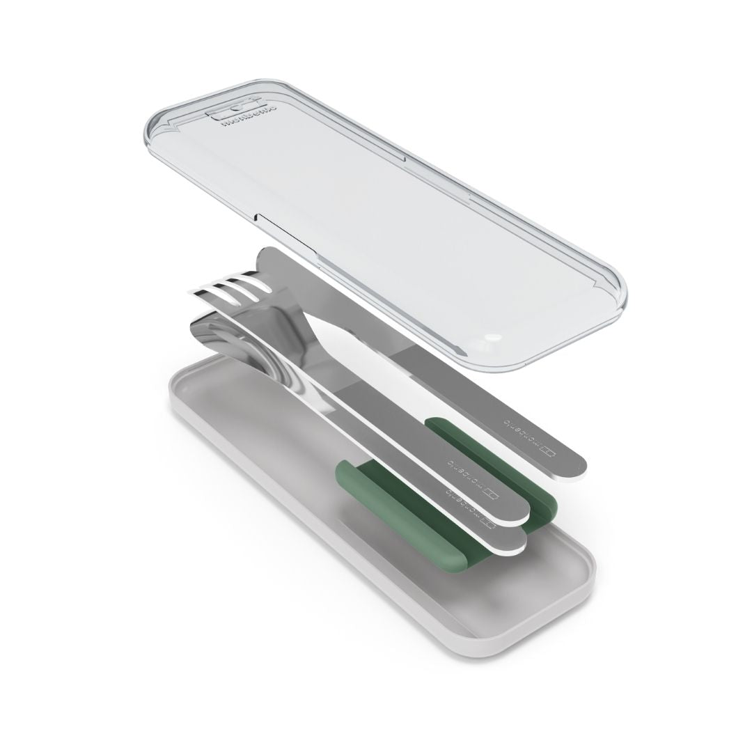 Set de cubiertos MB Slim Box  Trio Knife - Natural Green