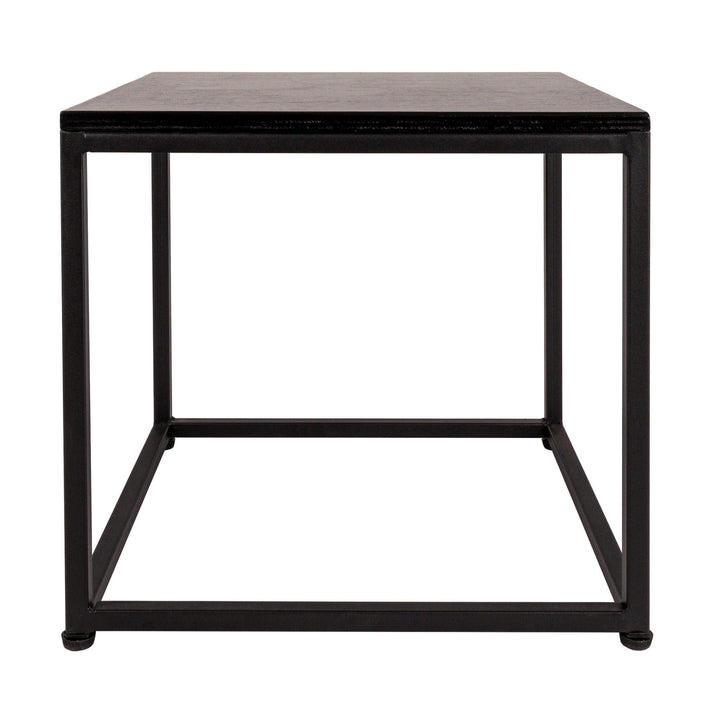 mesa lateral cubica industrial y elegante